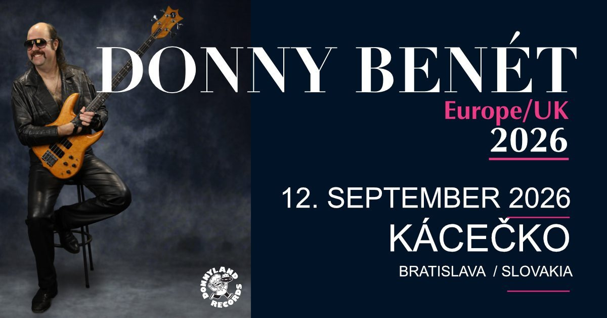 Donny Benét (AU): Danube Music Day 2026 | 12.9. | 20:00